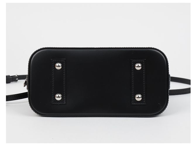 Louis Vuitton Borsa a mano e a tracolla Alma BB in pelle Epi Nero - vista 7
