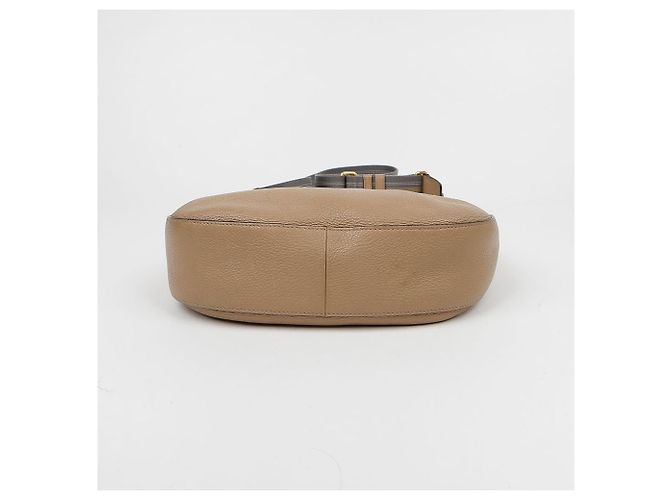 Prada Borsa a Tracolla e Spalla Hobo Vitelho Phoenix Beige Marrone - vista 8