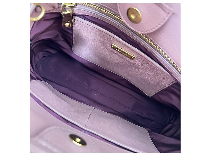 Miu Miu Leder-Tote-Schultertasche Rosa Pink - Ansicht 9