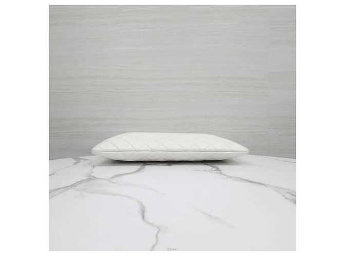 Chanel Classic Clutch Large Caviar White Gold Bianco - vista 7
