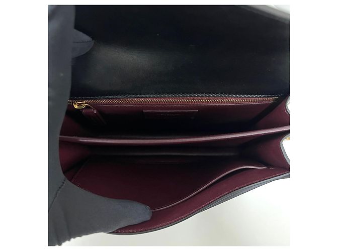 Saint Laurent Cassandra Chain Shoulder Bag Black - view 12
