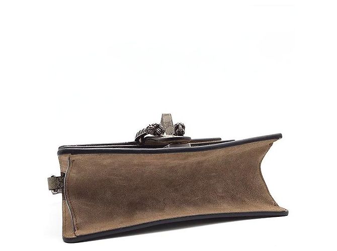Gucci Dionysus Top Handle Small GG Supreme Marrone - vista 7