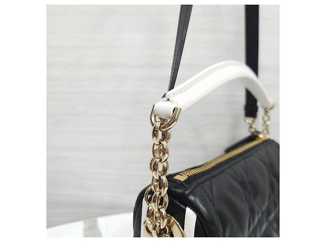 Dior Borsa hobo piccola in pelle di agnello black cannage - vista 4