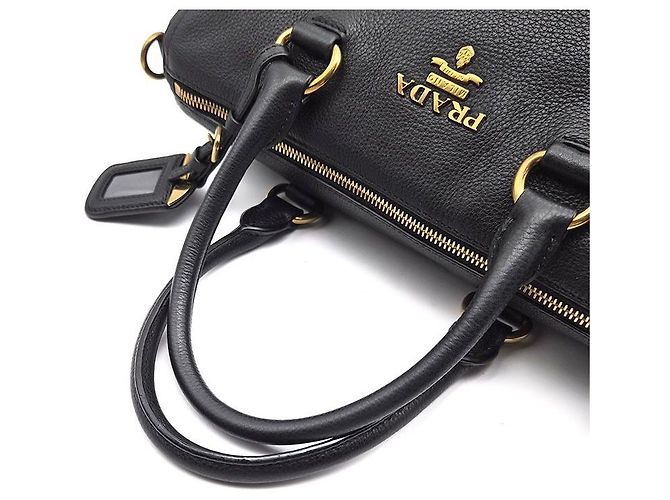 Prada Borsa Tote Vitelho Phoenix Boston Nero - vista 5