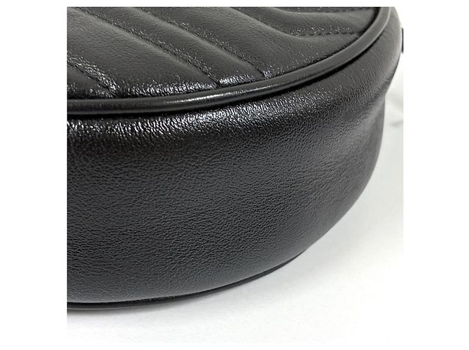 Gucci Borsa a tracolla Matelassé Tambourine Chain Nera Nero - vista 13