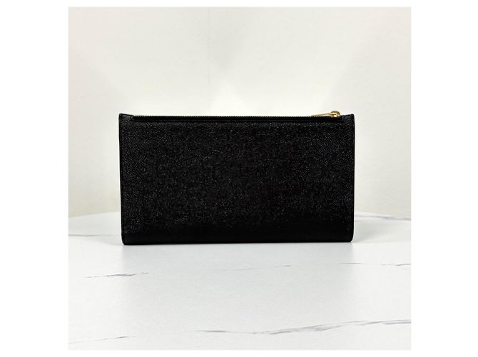 Saint Laurent Uptown Gold Langbeutel Schwarz - Ansicht 2