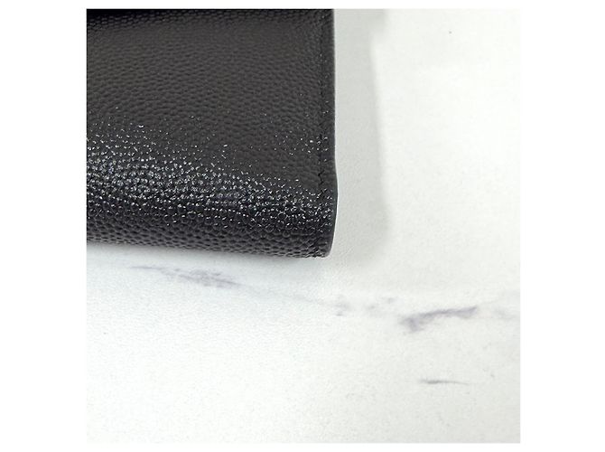 Saint Laurent Uptown Gold Langbeutel Schwarz - Ansicht 8