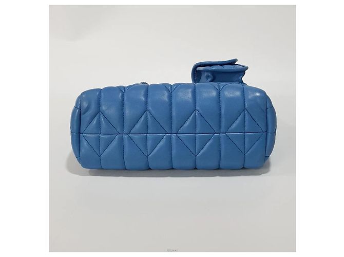 Miu Miu Napa gesteppte Two-Way Tote Bag Blau - Ansicht 7