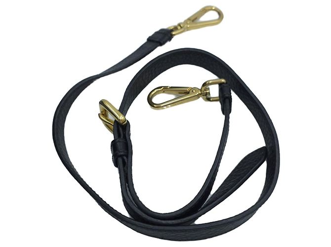 Prada Borsa Tote Grande e Borsa a Tracolla in Vitello Daino Nero - vista 9