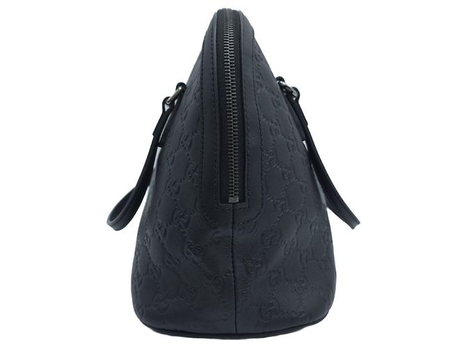 Medium Guccissima Dome Tote Bag Black - view 11