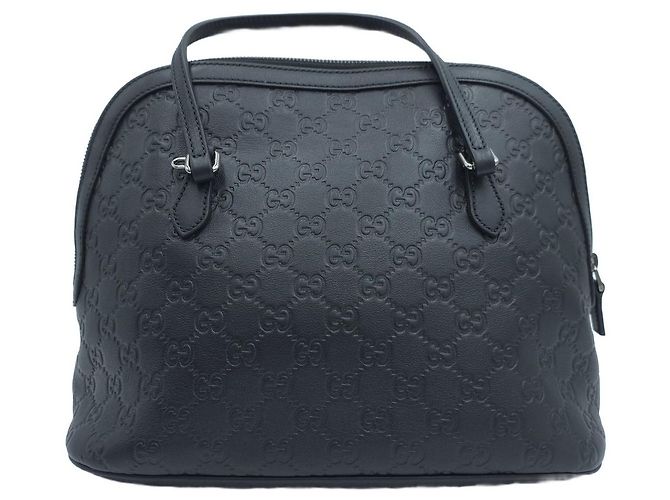 Medium Guccissima Dome Tote Bag Black - view 13