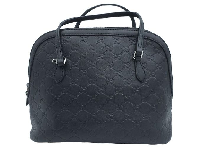 Medium Guccissima Dome Tote Bag Black - view 2