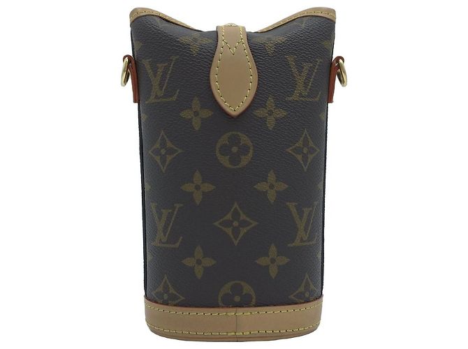 Louis Vuitton Fold Me Pouch Monogram Mini Bag Sac Bandoulière Épaule Marron - vue 5