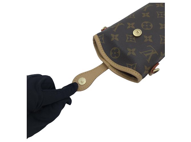 Louis Vuitton Fold Me Pouch Monogram Mini Bag Sac Bandoulière Épaule Marron - vue 8