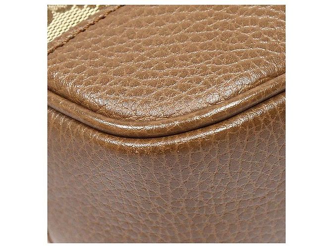 Gucci Borsa a tracolla BREE in pelle marrone - vista 6