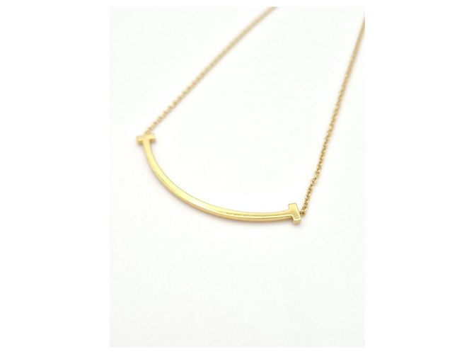 Tiffany & Co Collana Smile Full Diamond Small Yellow Gold Giallo - vista 10