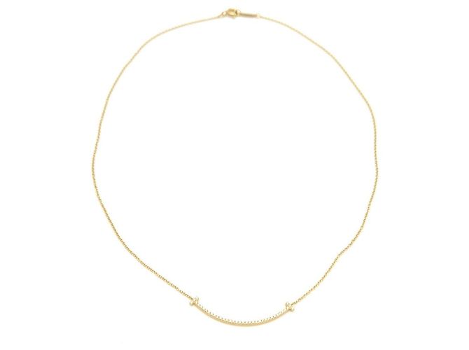Tiffany & Co Collana Smile Full Diamond Small Yellow Gold Giallo - vista 11