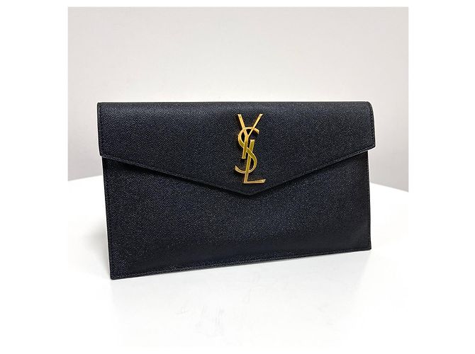 Saint Laurent Borsa a Pochette Uptown Black Nero - vista 2