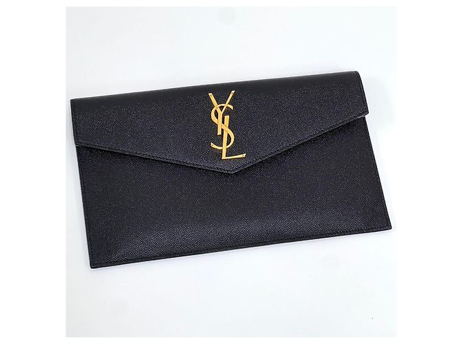 Saint Laurent Borsa a Pochette Uptown Black Nero - vista 4