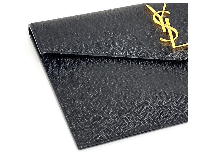 Saint Laurent Borsa a Pochette Uptown Black Nero - vista 6