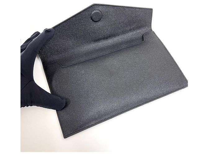 Saint Laurent Borsa a Pochette Uptown Black Nero - vista 8