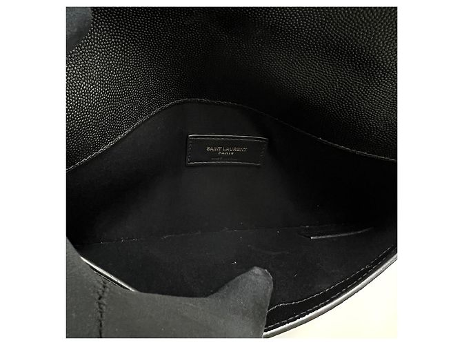 Saint Laurent Borsa a Pochette Uptown Black Nero - vista 9