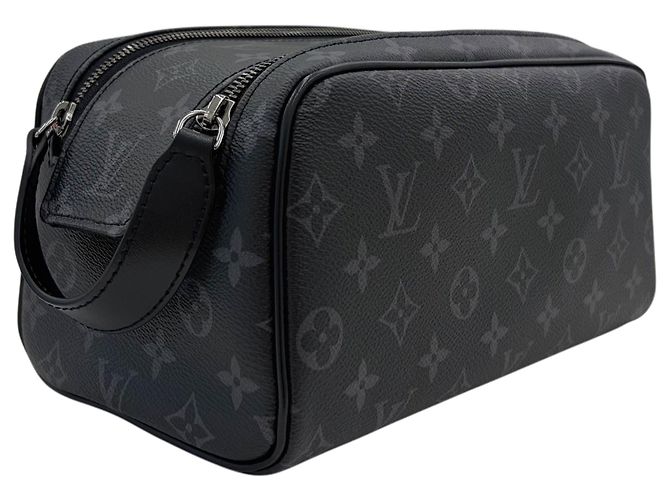 Louis Vuitton Monogram Eclipse Dope Kit Preto - vista 3