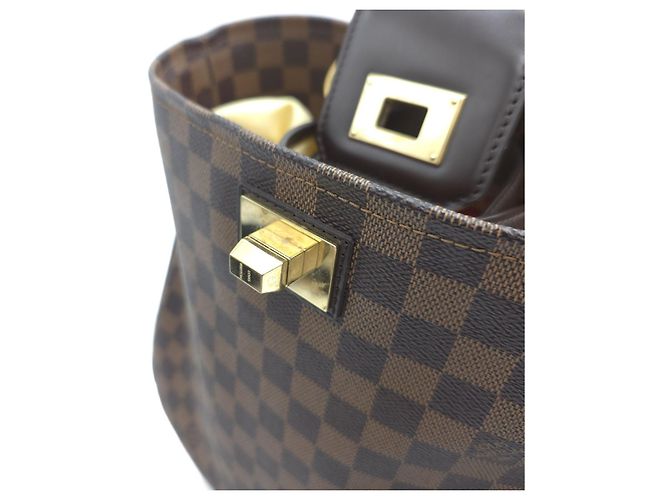 Louis Vuitton Cabas Rosebery Tote Bag Borsa a Tracolla Borsa Crossbody Borsa a Mano Marrone - vista 19
