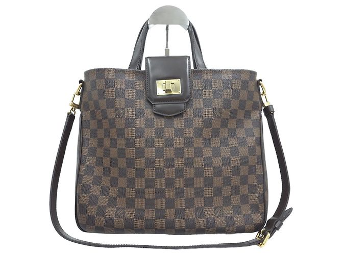 Louis Vuitton Cabas Rosebery Tote Bag Borsa a Tracolla Borsa Crossbody Borsa a Mano Marrone - vista 2