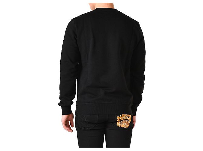 Giuseppe Zanotti Crewneck-Sweatshirt mit besticktem Logo Schwarz - Ansicht 10