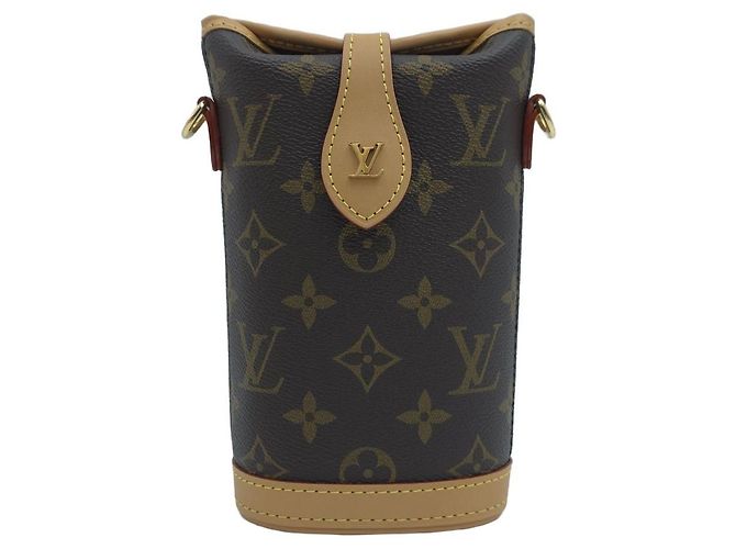 Louis Vuitton Borsa a tracolla Fold Me Pouch Mini Bag Marrone - vista 12