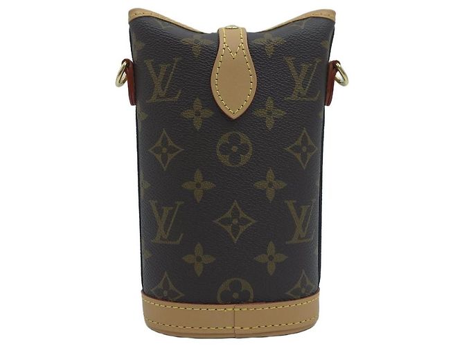 Louis Vuitton Borsa a tracolla Fold Me Pouch Mini Bag Marrone - vista 15