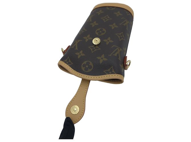 Louis Vuitton Borsa a tracolla Fold Me Pouch Mini Bag Marrone - vista 8