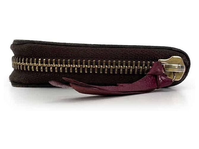 Louis Vuitton Monogram Clemence Zippy Long Wallet Fuchsia Braun - Ansicht 6
