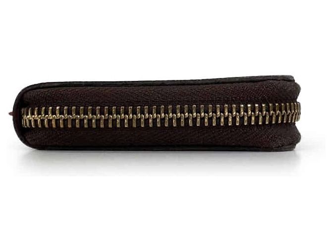 Louis Vuitton Monogram Clemence Zippy Long Wallet Fuchsia Braun - Ansicht 7