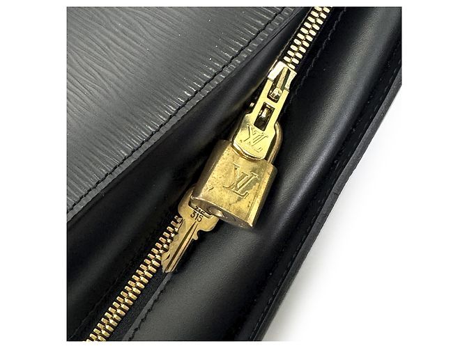 Louis Vuitton Epi Mabilon Leder-Rucksack Schwarz - Ansicht 11