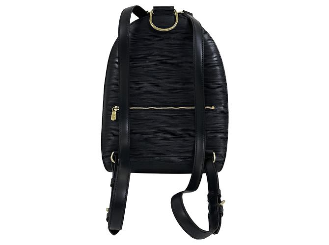 Louis Vuitton Epi Mabilon Leder-Rucksack Schwarz - Ansicht 4