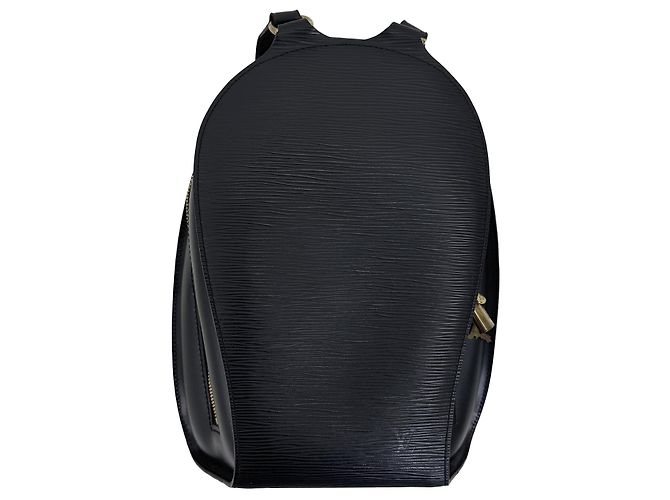 Louis Vuitton Epi Mabilon Leder-Rucksack Schwarz - Ansicht 5