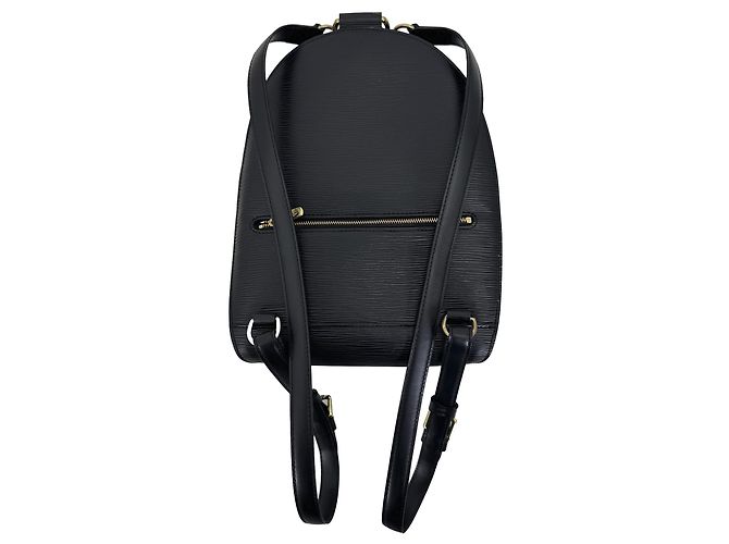 Louis Vuitton Epi Mabilon Leder-Rucksack Schwarz - Ansicht 6