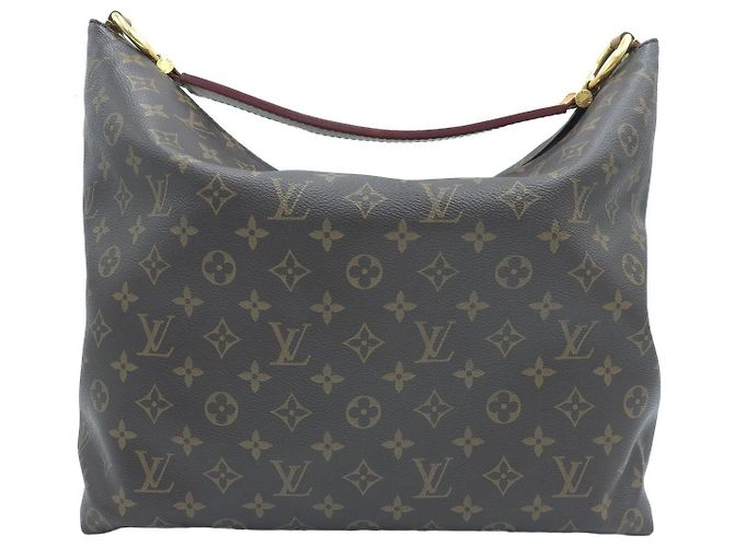 Louis Vuitton Borsa a tracolla Hobo Sully MM Monogram Canvas Marrone - vista 10
