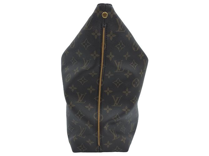Louis Vuitton Borsa a tracolla Hobo Sully MM Monogram Canvas Marrone - vista 2