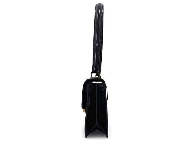 Céline Sac à épaule Josephine en cuir de veau verni Thin Black Noir - vue 5