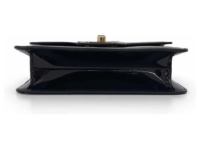Céline Sac à épaule Josephine en cuir de veau verni Thin Black Noir - vue 7