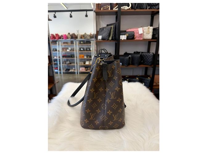 Néonoé Louis Vuitton NeoNoe MM Black Monogram Nero - vista 8