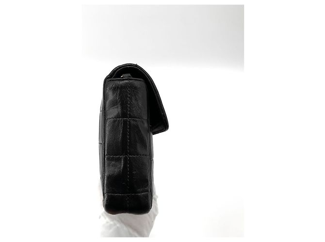 Chanel Borsa a spalla baguette Chocolate Bar in pelle di agnello Nero - vista 5