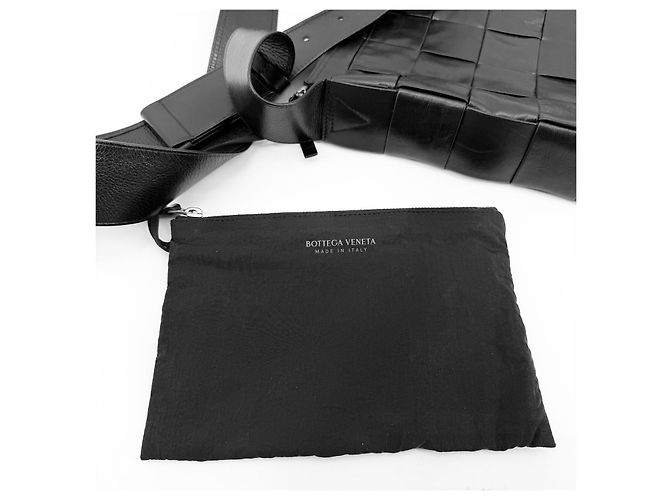 Bottega Veneta Borsa a tracolla Maxi Cassette Messenger Nero - vista 8