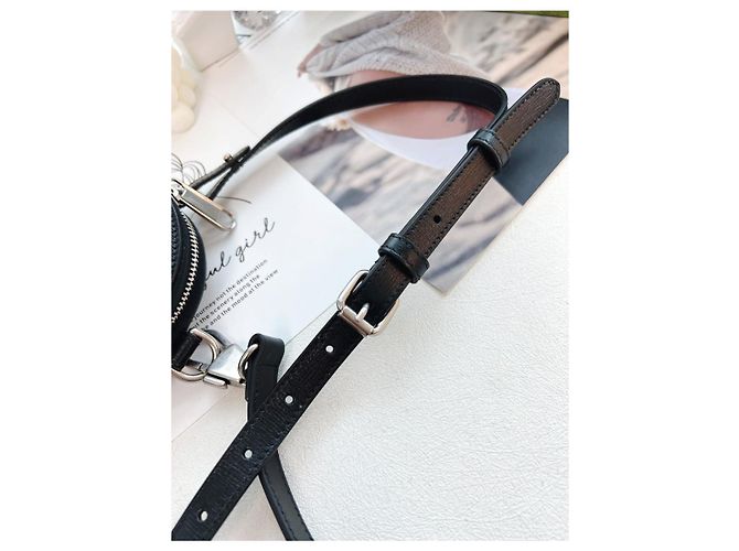 Gucci Borsa crossbody mini GG Supreme unisex Nero - vista 18