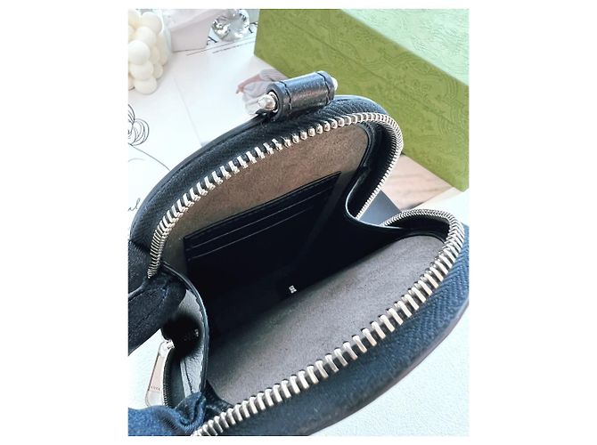 Gucci Borsa crossbody mini GG Supreme unisex Nero - vista 19