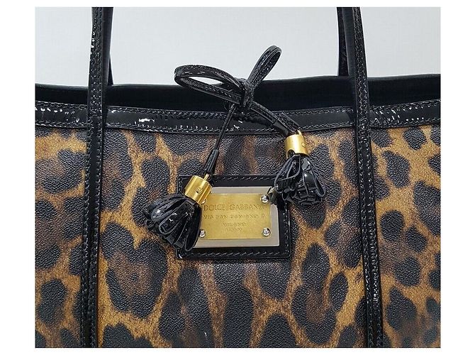 Dolce & Gabbana Borsa a tracolla leopardata Nero - vista 3