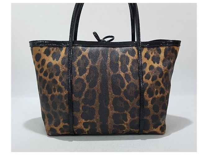 Dolce & Gabbana Borsa a tracolla leopardata Nero - vista 5